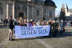 Aussendung der Sternsinger im Hohen Dom zu Fulda (Foto: Karl-Franz Thiede)